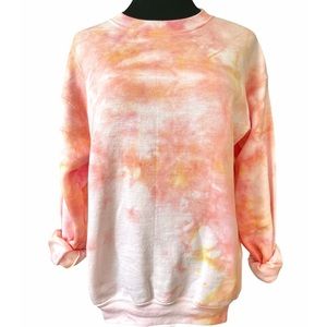 Hanes Malibu Sunset Crewneck Sweater Small